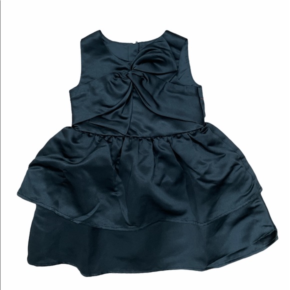 Cat & Jack Other - 2/$30 Cat & Jack Black Satin Dress 4T